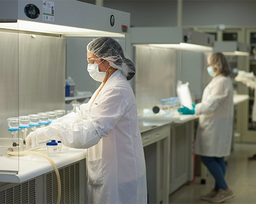 Pace Scientists working in laboratory.