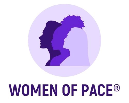 The Women of Pace logo. Diversity & Inclusion at Pace.