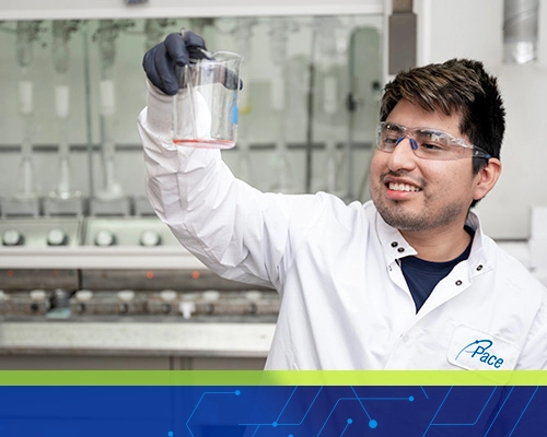 Pace Scientist working in laboratory