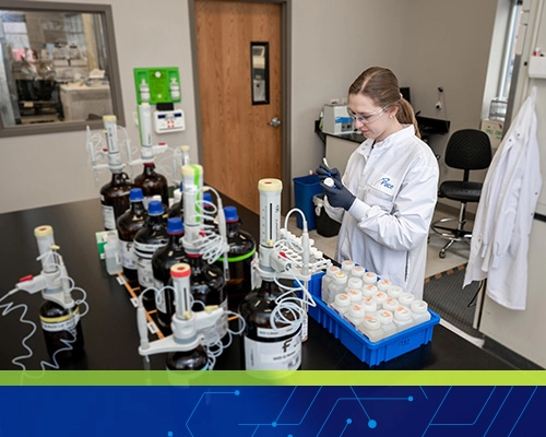 Pace Scientist working in laboratory