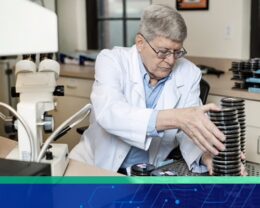 Pace Building Sciences Scientist working with Legionella samples. ASSE 12080 training