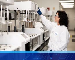 Pace Life Sciences Scientist working in laboratory.