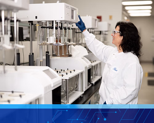 Pace Life Sciences Scientist working in laboratory.