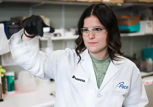 AAMI ST108. Pace Scientist working in laboratory