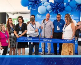 Ribbon cutting at Pace Life Sciences Laboratory Expansion in Salem, MA.