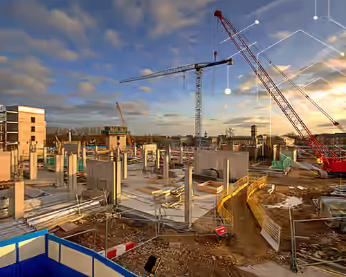 Hospital under construction. Digging Up Disease Infection Prevention Strategies for Healthcare Construction Projects